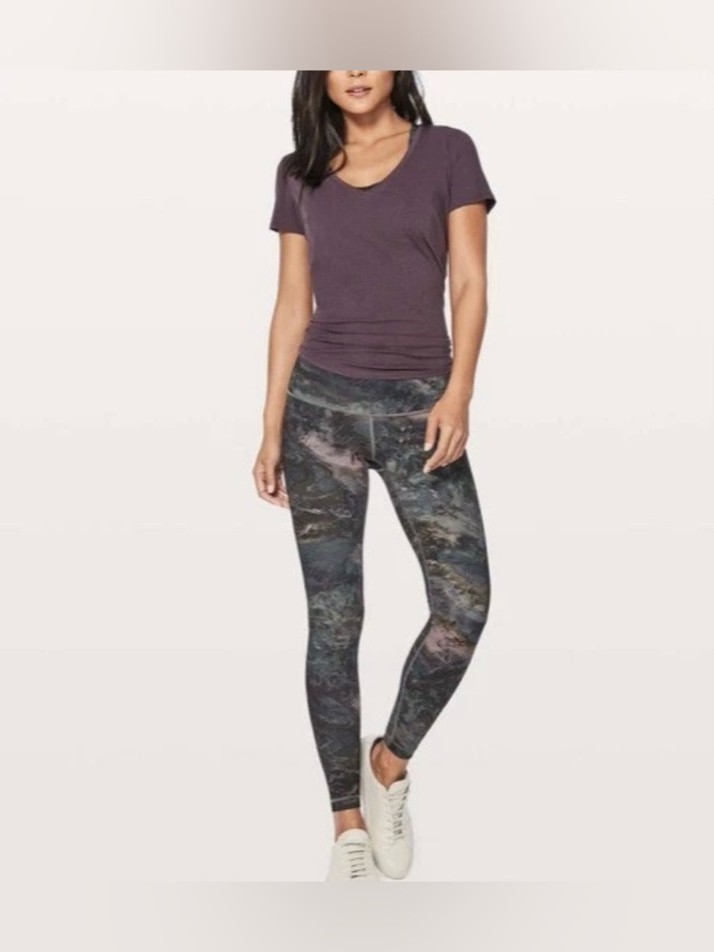 Lululemon Radiant Multi Marble - Full Length Leggings - like new!! *rare print*
